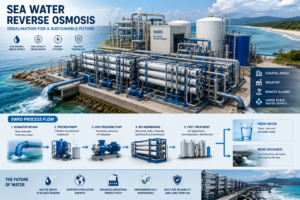Desalination Air Laut sangat potensial untuk kawasan pesisir, industri, pulau terpencil, hingga kebutuhan suplai air bersih skala besar.