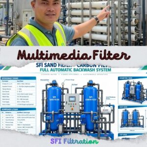 Panduan lengkap Multimedia Filter SFI Filtration (MSF, ACF, Softener) untuk pre-treatment RO & MBR. Solusi filtrasi kekeruhan, klorin, & besi. Hubungi Stasiun Filter!