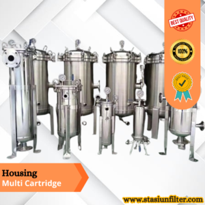 SS316L Housing Multi Cartridge Filter STASIUN FILTER INDONESIA fast response +62 812-9285-8899 Trust the water filter expert’s Email : sales@stasiunfilter.com stock terlengkap dan harga terbaik.