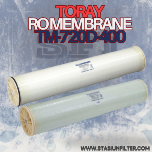 Toray TM720D-400 RO Membrane STASIUN FILTER INDONESIA fast response +62 812 9285 8899 Trust the water filter expert’s Email : sales@stasiunfilter.com Pastikan produk yang anda dapatkan adalah asli dari SFI Filtration dengan harga dan kualitas terbaik.