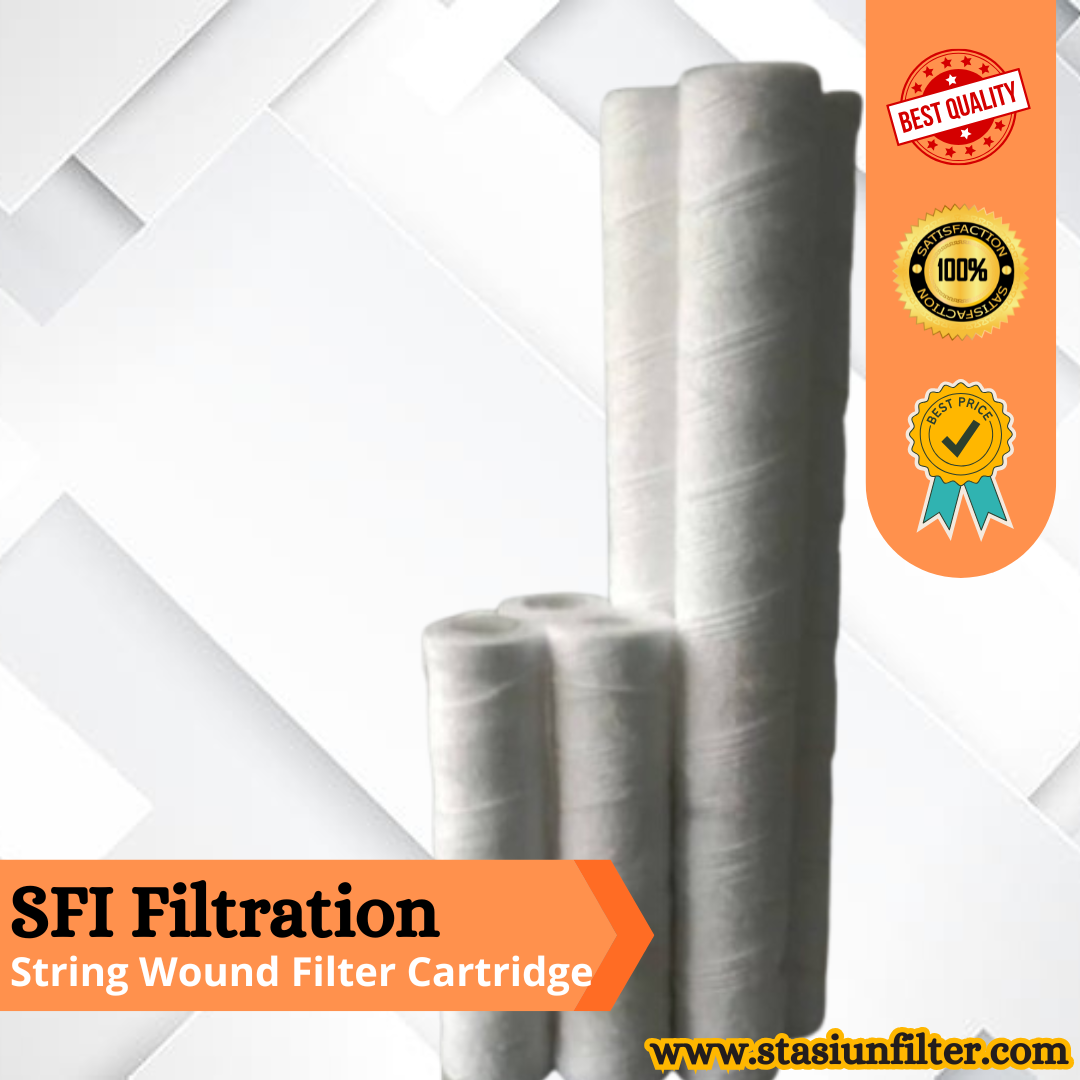 SWC25PA40A Cotton String Wound Filter Cartridge STASIUN FILTER INDONESIA Hubungi +62812-9285-8899 Pastikan produk yang anda dapatkan adalah asli dari SFI Filtration dengan harga dan kualitas terbaik