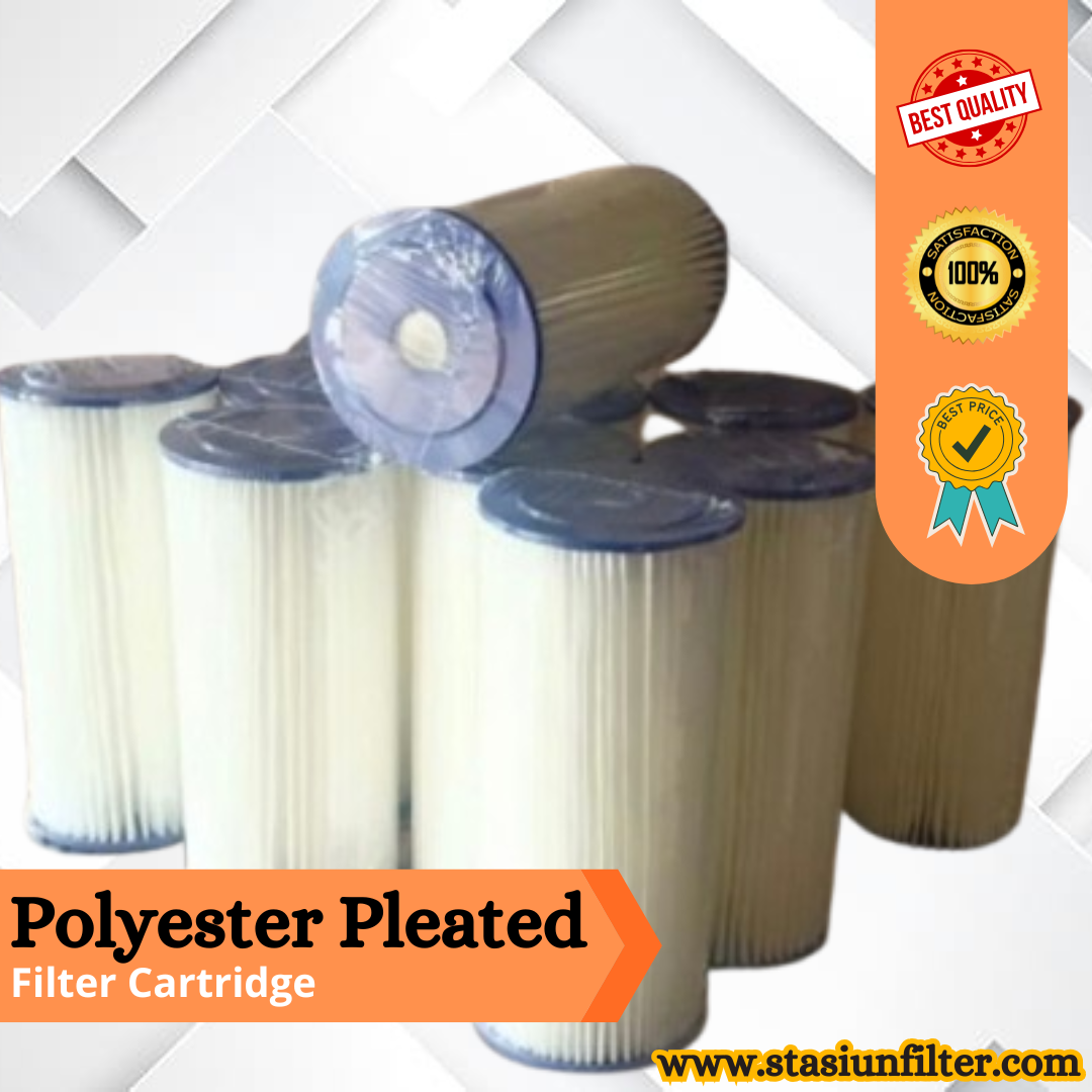 Big Blue Pleated Polyester Filter Cartridge STASIUN FILTER INDONESIA